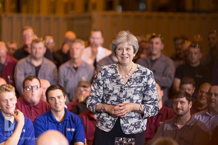 UK Prime Ministers' visit to Pearson Engineering